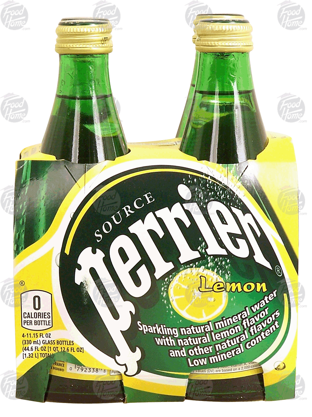 Perrier  lemon flavored sparkling natural mineral water, 4- 11.15 fl oz bottles Full-Size Picture